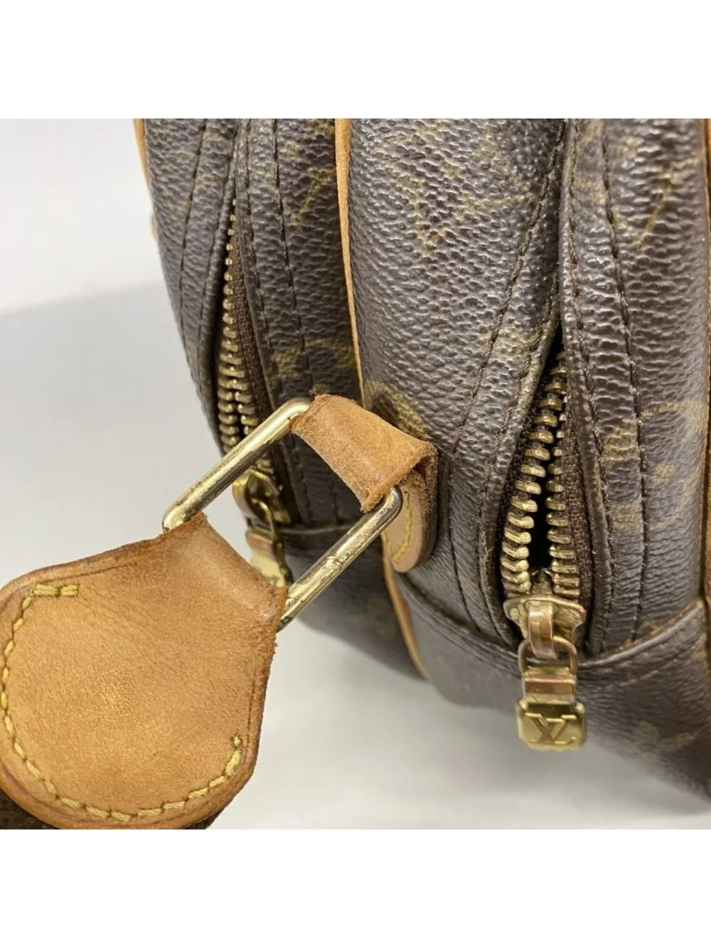 Louis Vuitton Shoulder Bag Monogram Reporter PM Brown